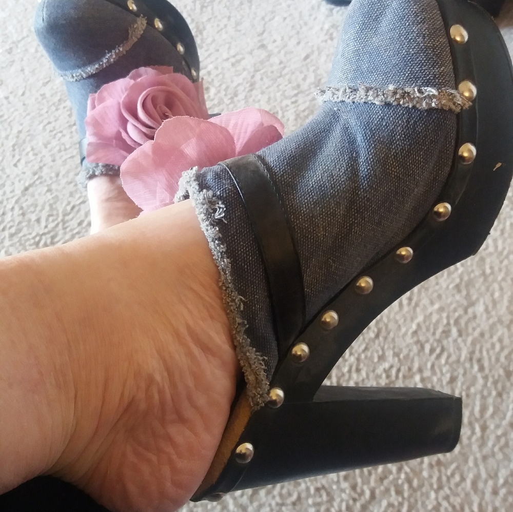 Denim clogs - Picture 3 of 8